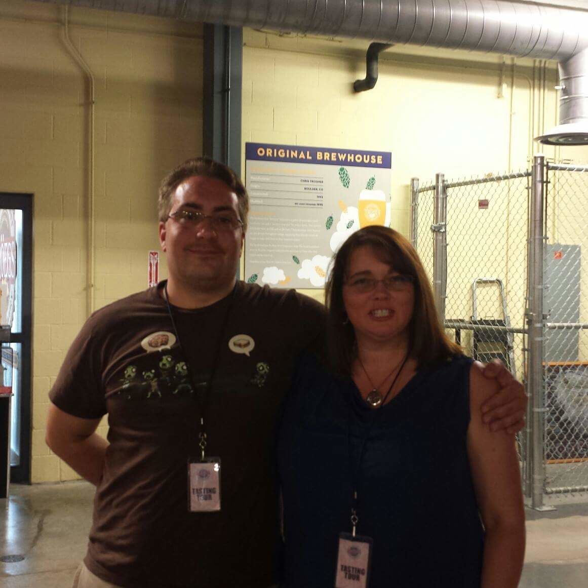 Bride and groom portrait